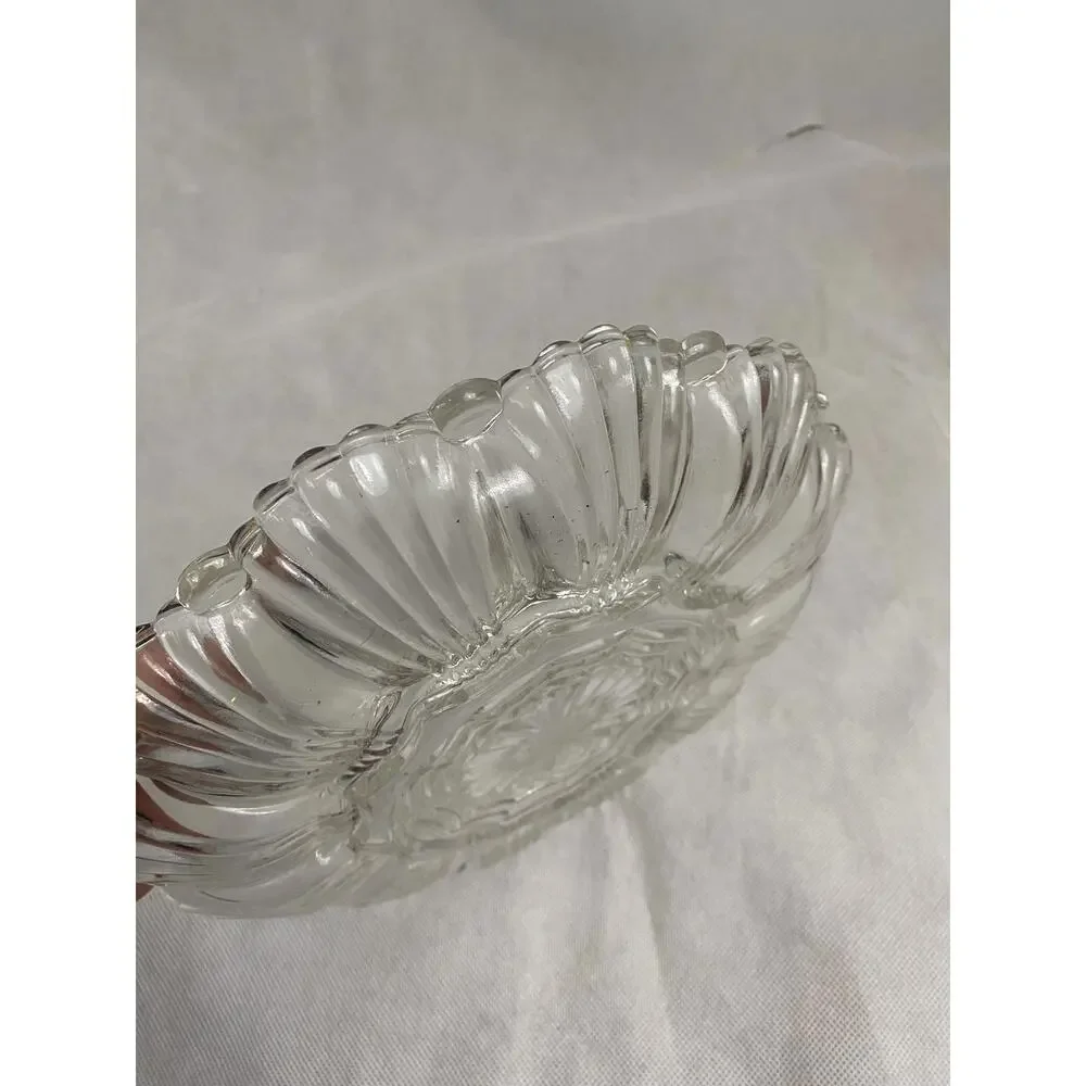 Deviled Egg Oyster Platter vintage ‎ 10x10x1